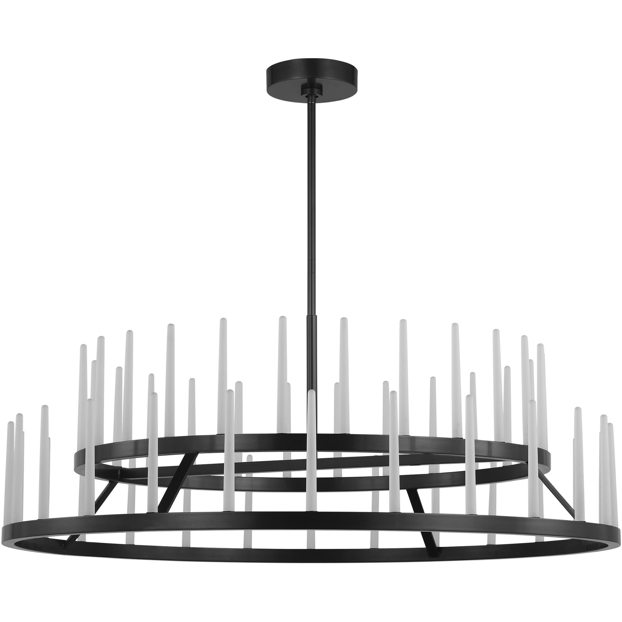 Sean Lavin Sagrada LED 49 inch Bronze Two-Tier Chandelier Ceiling Light