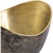 Hansen 11.75 X 9.75 inch Bowl in Black and Brass