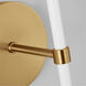 kate spade new york Monroe 1 Light 5 inch Burnished Brass Wall Sconce Wall Light in Burnished Brass / Gloss White