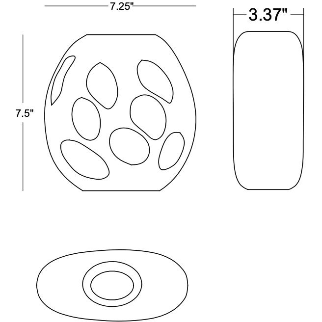 Whitney 7.5 inch Vase