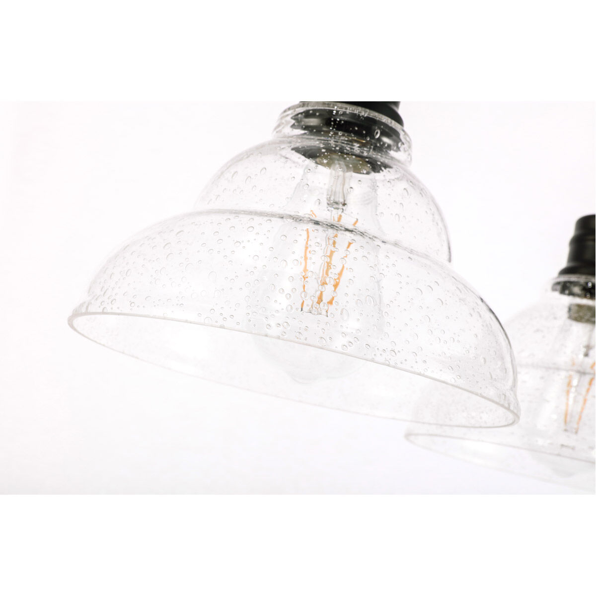 Clive 3 Light 35 inch Black Pendant Ceiling Light