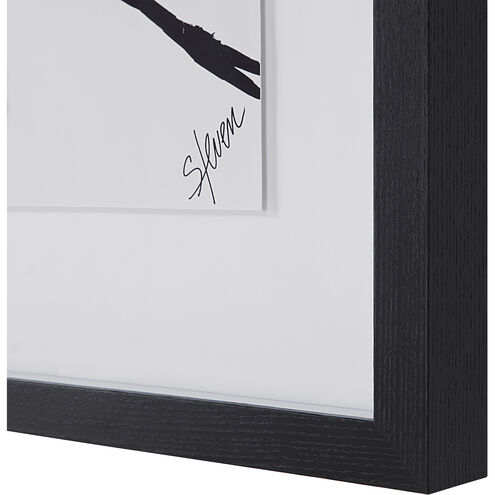 Mica White/Black Canvas Art