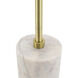 Brass Inlay 22 X 16.1 inch Brass Spray Occasional Table