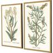 Florals Collection Antique Gold Wood With Embossed Weave Pattern Framed Art