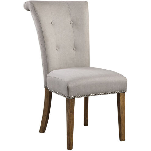 Lucasse Oatmeal and Sadalwood Dining Chair