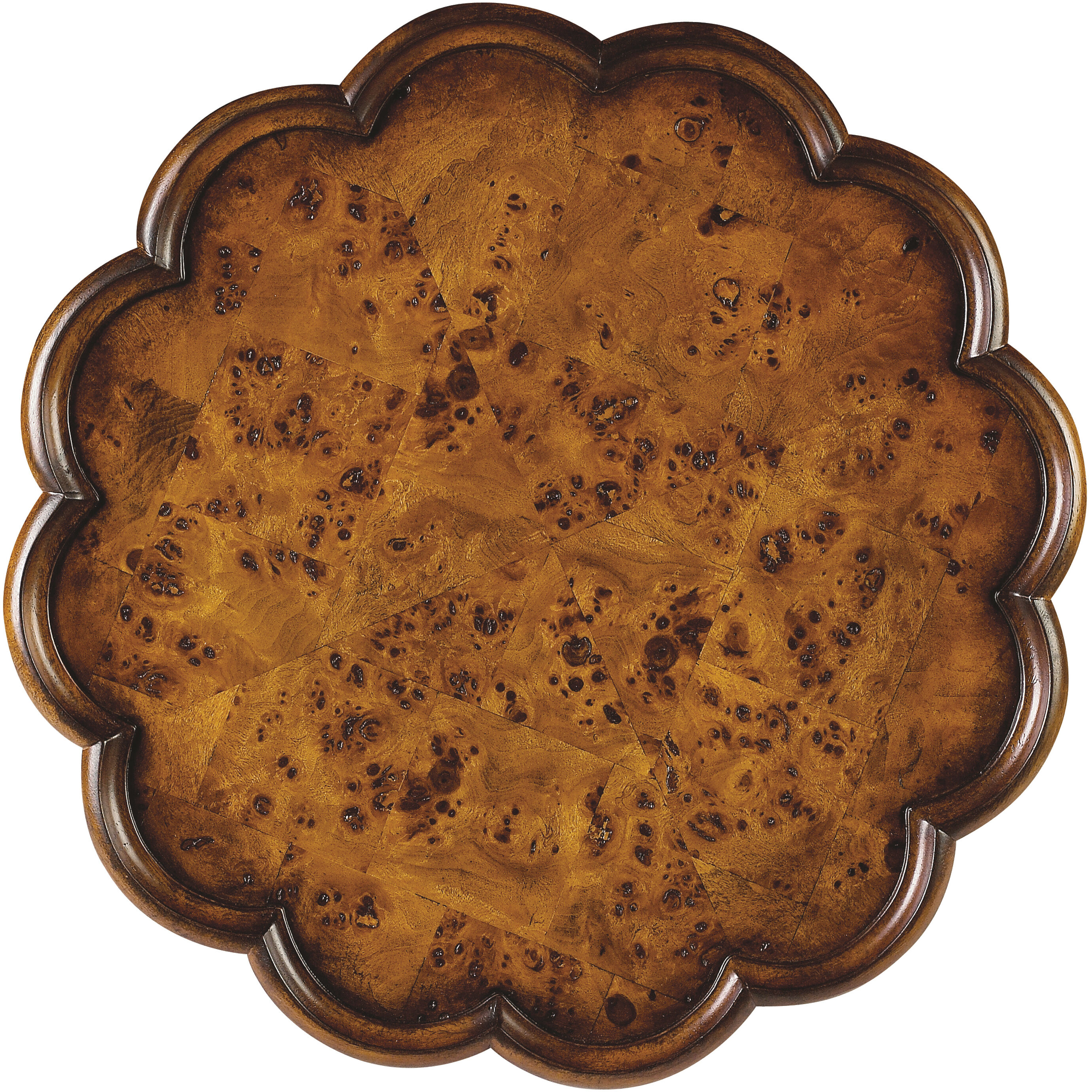Masterpiece Dansby  26 X 20 inch Olive Ash Burl Accent Table, Pedestal