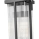Fortis 2 Light 9.25 inch Sand Black Outdoor Chain Mount Ceiling Fixture