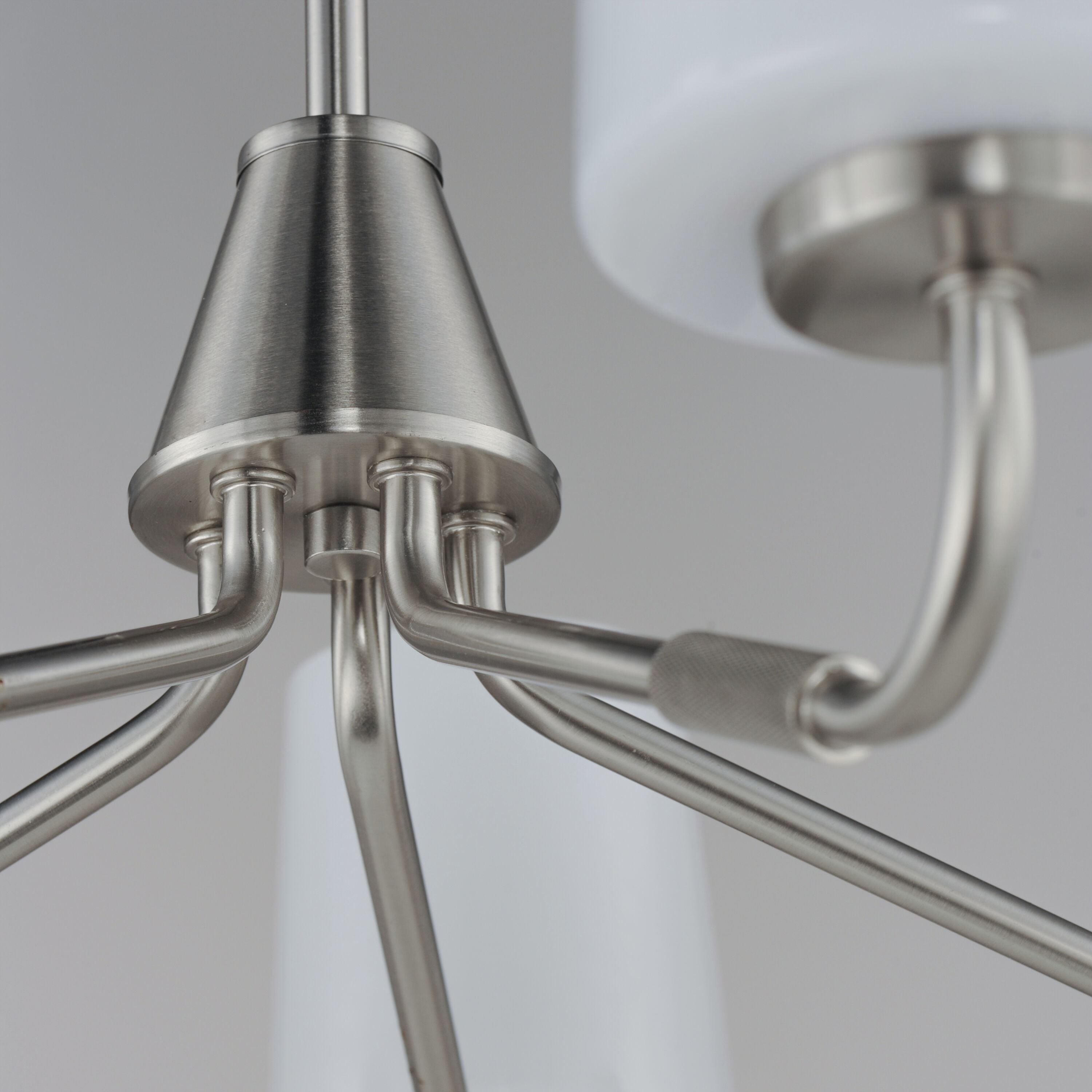 Durham 5 Light 26 inch Satin Nickel Single-Tier Chandelier Ceiling Light