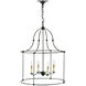 Fitzjames 4 Light 25 inch Mayfair Lantern Pendant Ceiling Light, Large