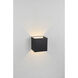 QB LED Wall Sconce Wall Light in Black