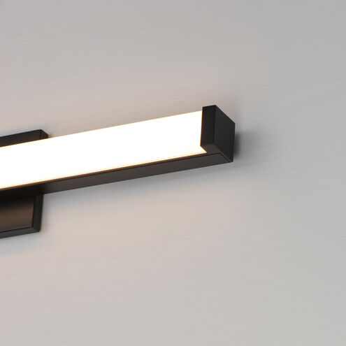 Spec LED 24 inch Black Bath Vanity Light Wall Light