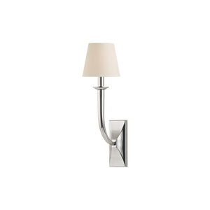 Vienna 1 Light 6 inch Polished Nickel Wall Sconce Wall Light in Eco Paper