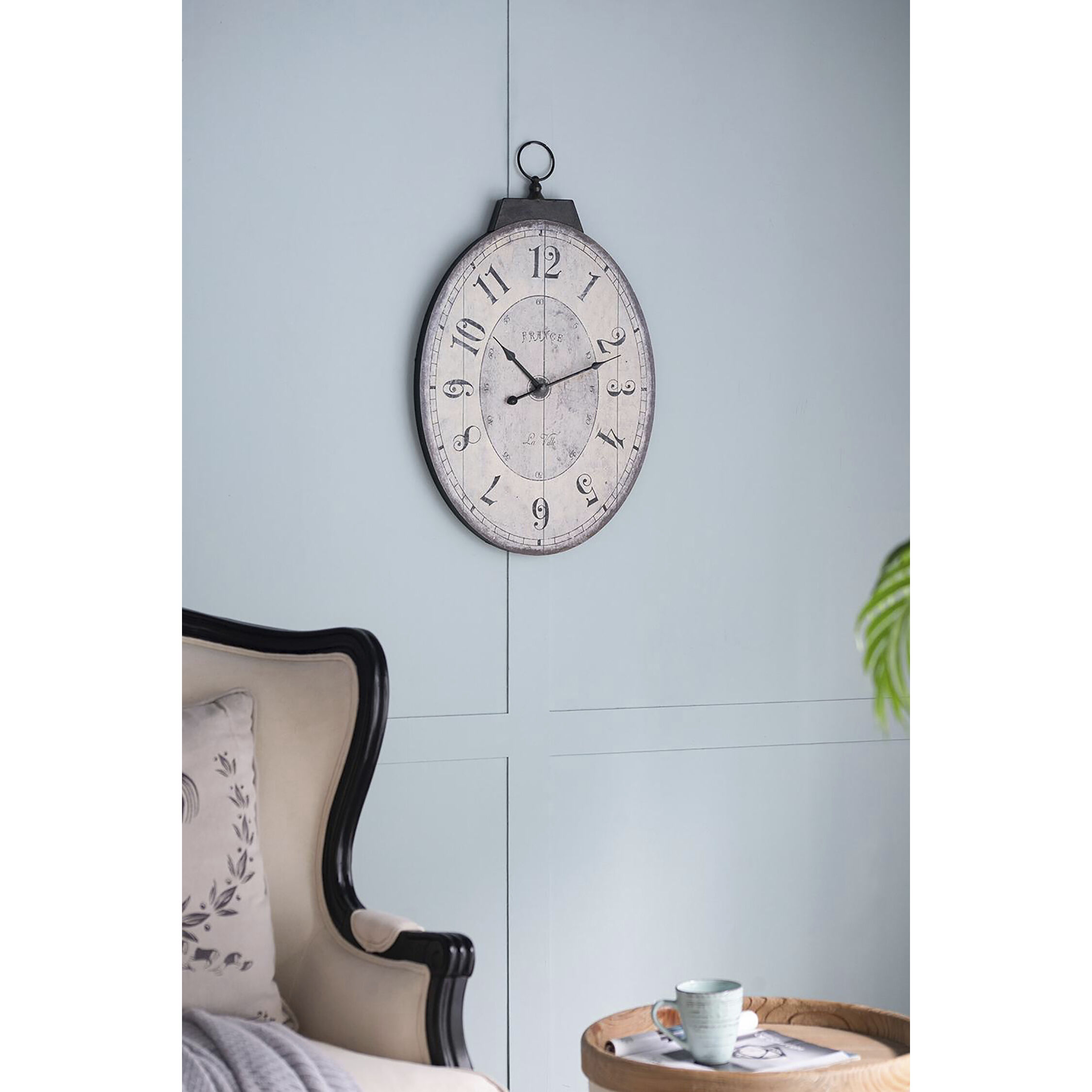 Thaddeus 29 X 17.7 inch Wall Clock