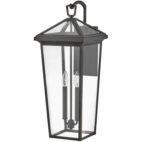 Estate Series Alford Place Outdoor Wall Mount Lantern in Oil Rubbed Bronze, Non-LED