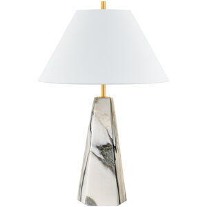 Benicia 30 inch 15.00 watt Aged Brass Table Lamp Portable Light