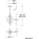 Beyond Amoureux LED 10.25 inch Black Mini Pendant Ceiling Light