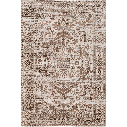 Irina 120 X 96 inch Brown and Neutral Area Rug, Viscose