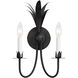 Paloma 2 Light 10.25 inch Anthracite Wall Sconce Wall Light