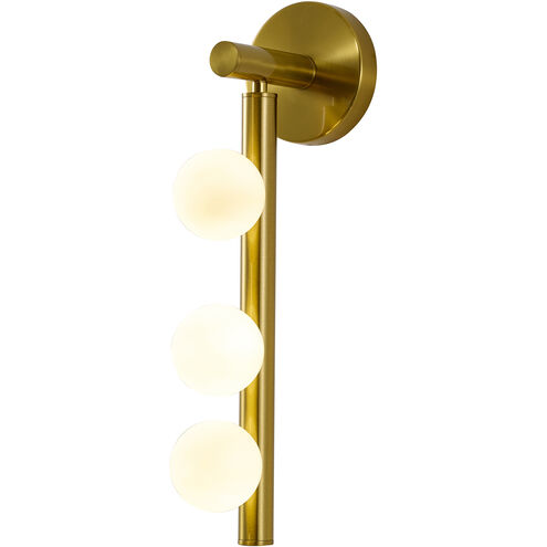 Canada Wall Sconce Wall Light in Satin Brass