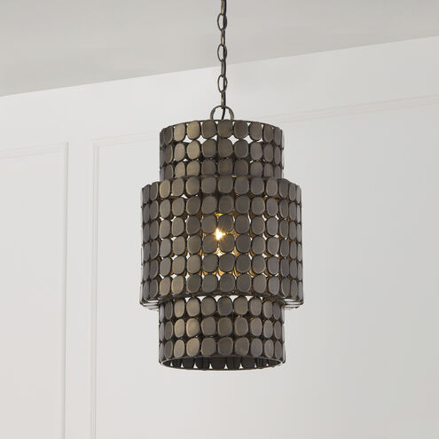 Eliana 1 Light 13 inch Dark Brass Pendant Ceiling Light