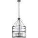 Solace 5 Light 18 inch Matte Black Pendant Ceiling Light