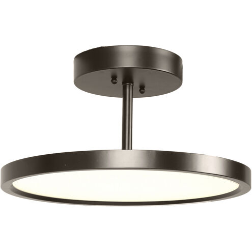 Sphere 1 Light 15.00 inch Semi-Flush Mount