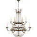Chapman & Myers Paris Flea Market 12 Light 39.50 inch Chandelier
