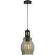 Teramo 1 Light 6 inch Smoky Glass Pendant Ceiling Light