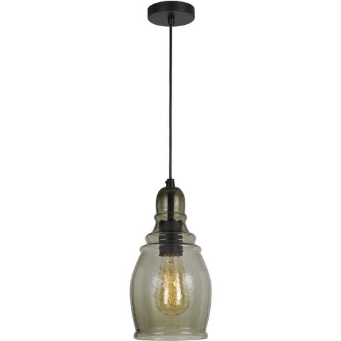 Teramo 1 Light 6 inch Smoky Glass Pendant Ceiling Light