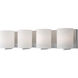 Bridgewater 4 Light 25.25 inch Chrome Bath Vanity Light Wall Light