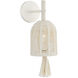 Lunara 1 Light 6 inch Cotton Wall Sconce Wall Light