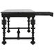Portuguese 72 X 32 inch Hand Rubbed Black Desk