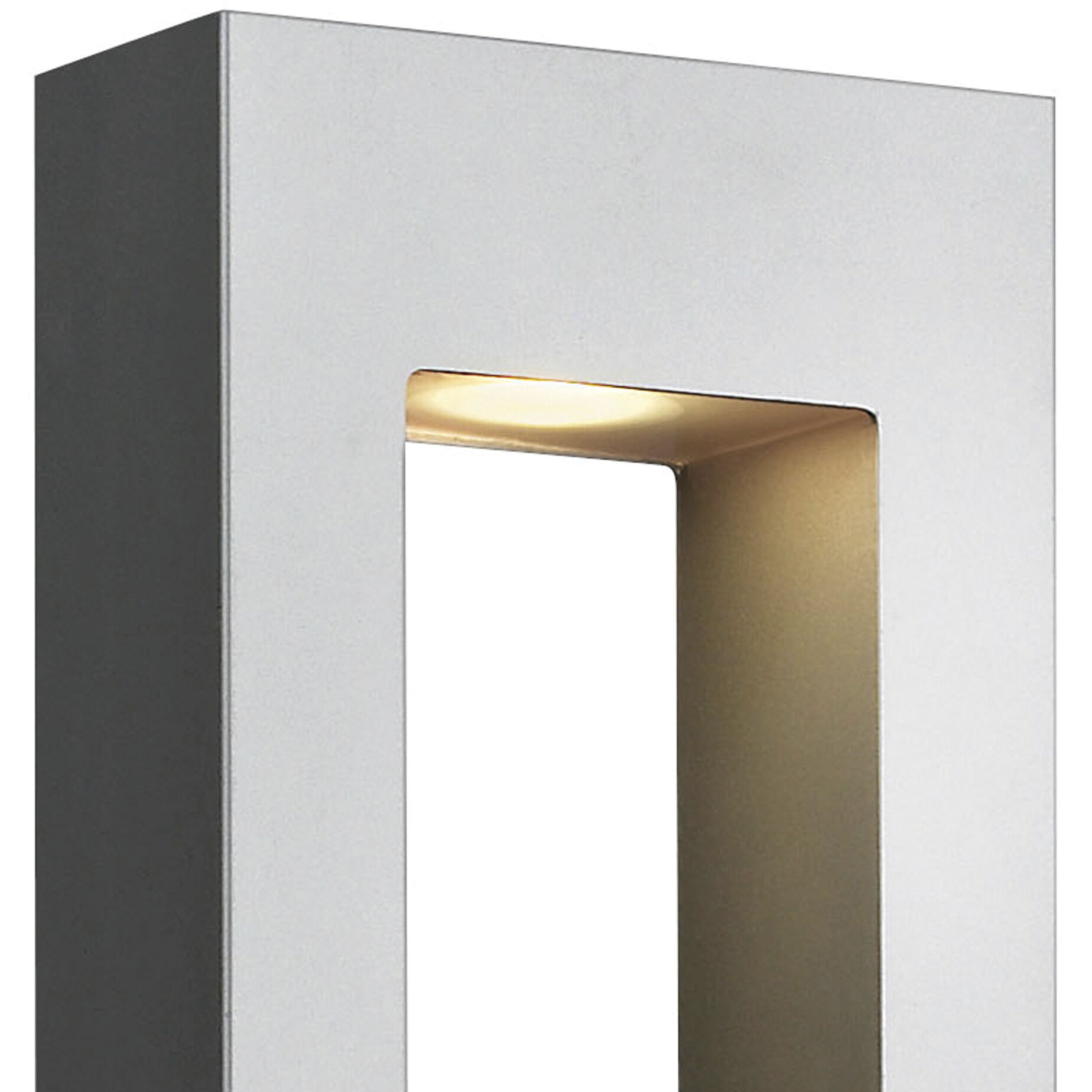 Atlantis LED 24 inch Titanium Outdoor Wall Mount Lantern, Large