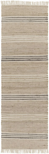 Trabzon 96 X 30 inch Khaki Rug, Runner