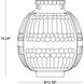 Kate 15.25 inch Vase