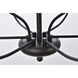 Westley 9 Light 28 inch Black Pendant Ceiling Light