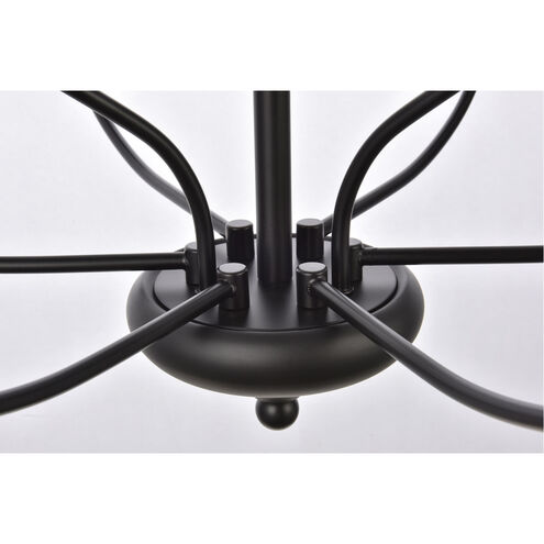 Westley 9 Light 28 inch Black Pendant Ceiling Light