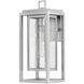 Coastal Elements Republic LED 16 inch Satin Nickel Outdoor Wall Mount Lantern, Estate Series
