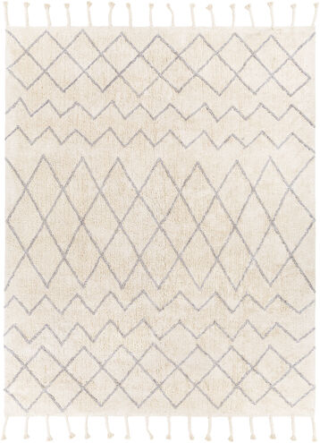 Khemisset 120 X 96 inch Light Grey Rug in 8 x 10, Rectangle