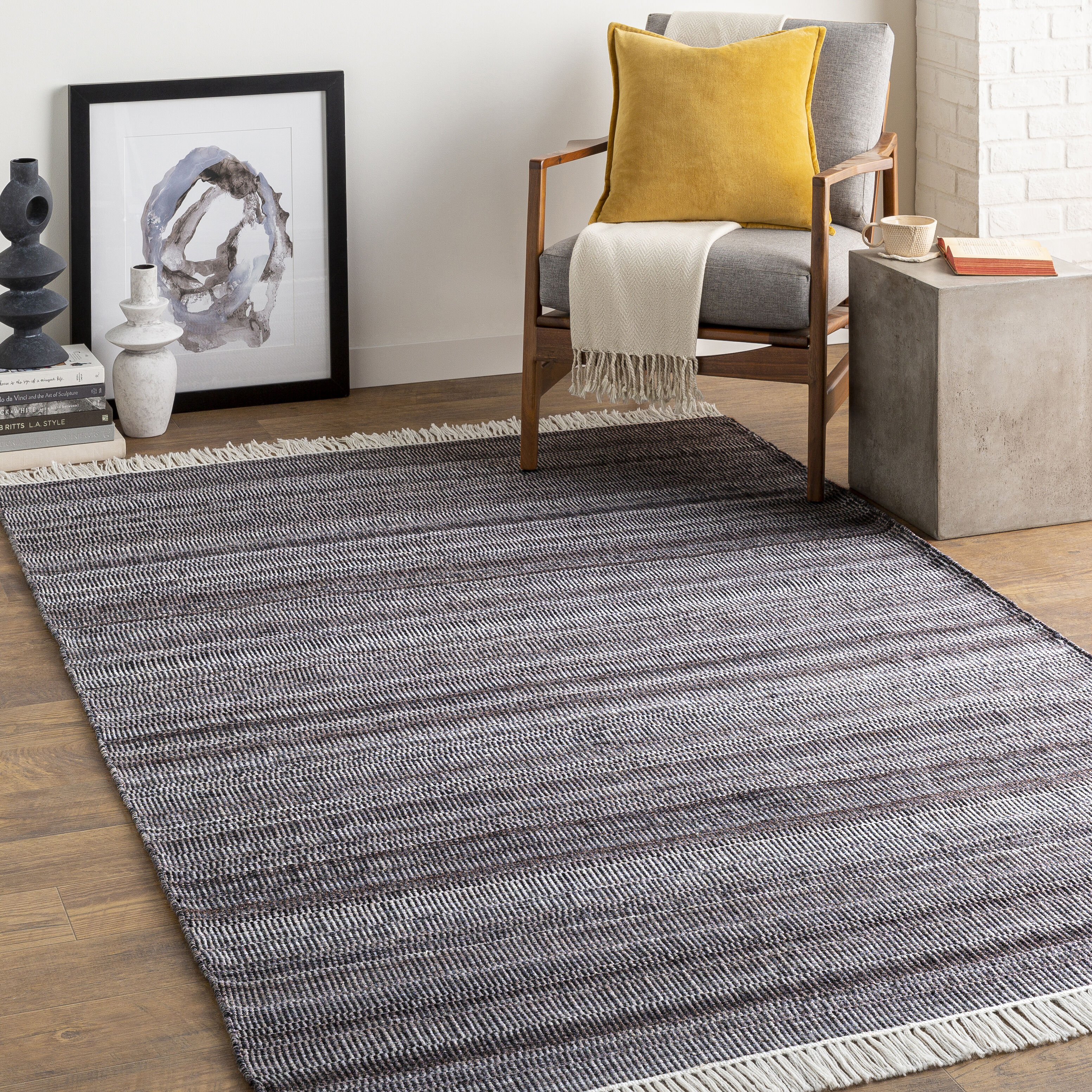 Lily 168 X 120 inch Medium Grey Rug, Rectangle