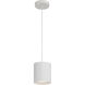 Bongo 5.5 inch White Pendant Ceiling Light