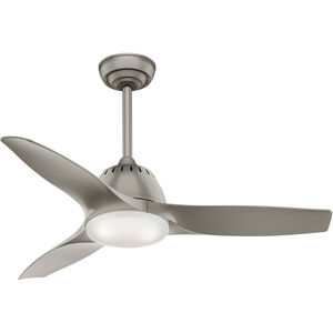 Wisp 44 inch Painted Pewter with Painted Pewter, Painted Pewter Blades Ceiling Fan