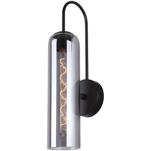 Eloise 1 Light 4.75 inch Black Wall Light