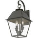 Wentworth 2 Light 9 inch Charcoal Outdoor Medium Wall Lantern Wall Light, Medium