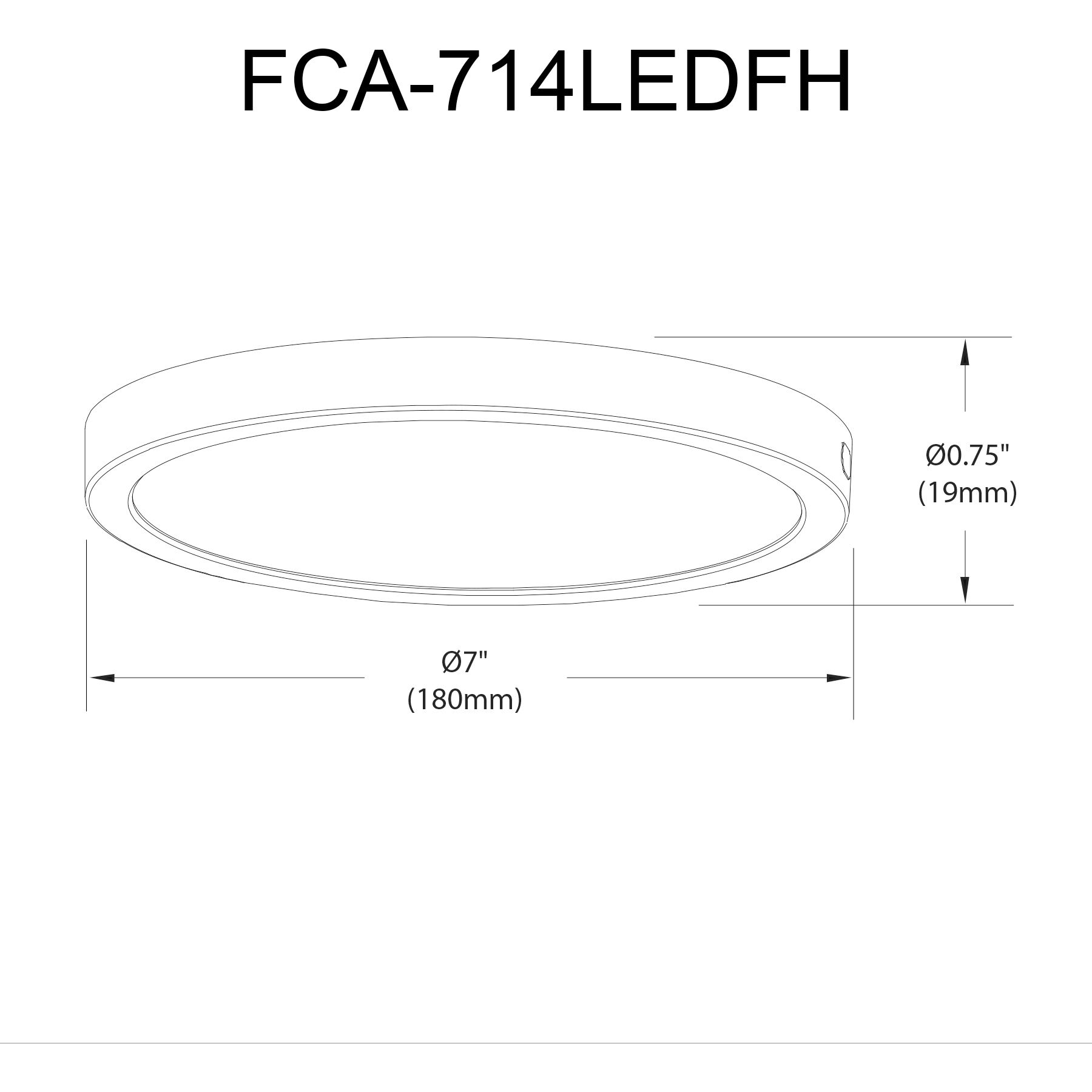 Franchesa LED 7 inch Matte White Flush Mount Ceiling Light
