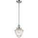 Franklin Restoration Bullet LED 7 inch Polished Chrome Mini Pendant Ceiling Light in Seedy