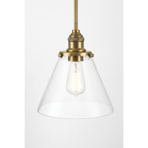 Barwell 1 Light 10 inch Oxidized Aged Brass Mini Pendant Ceiling Light