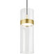 Sean Lavin Manette LED 5 inch Natural Brass Pendant Ceiling Light, Integrated LED