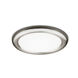 Cosmic 1 Light 19 inch Satin Nickel Flush Mount Ceiling Light