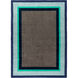 Young Life 132 X 96 inch Navy, Seafoam, Emerald, Dark Brown, Dark Blue Rug